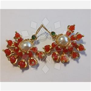 Fashion Handmade Artisan Brass  Statement Earring