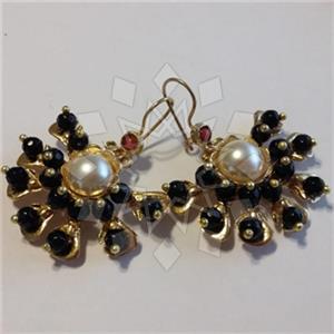 Fashion Handmade Artisan Brass  Statement Earring