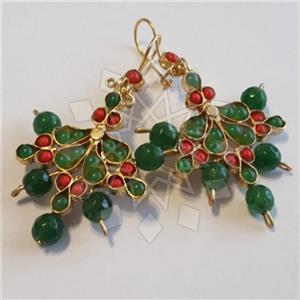 Fashion Handmade Artisan Brass  Statement Earring