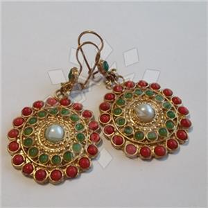 Fashion Handmade Artisan Brass  Statement Earring