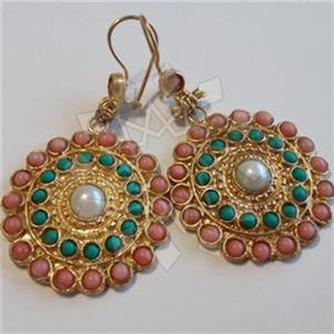 Fashion Handmade Artisan Brass  Statement Earring