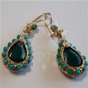 Fashion Handmade Artisan Brass  Statement Earring