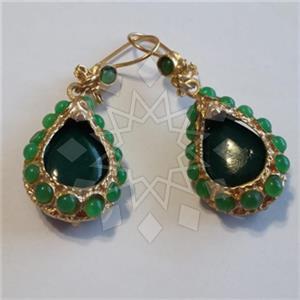 Fashion Handmade Artisan Brass  Statement Earring