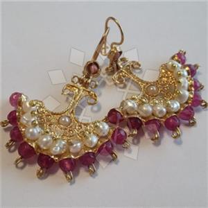 Fashion Handmade Artisan Brass  Statement Earring