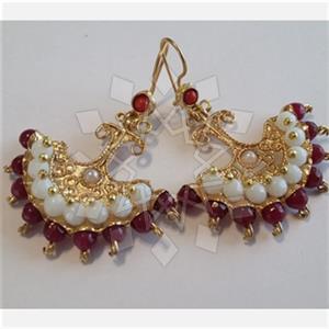 Fashion Handmade Artisan Brass  Statement Earring