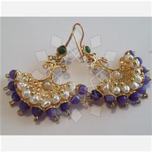 Fashion Handmade Artisan Brass  Statement Earring