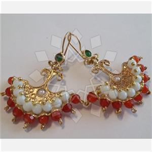 Fashion Handmade Artisan Brass  Statement Earring