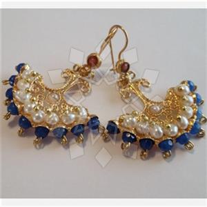 Fashion Handmade Artisan Brass  Statement Earring