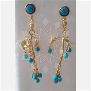 Fashion Handmade Artisan Brass  Statement Earring