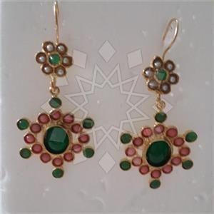 Fashion Handmade Artisan Brass  Statement Earring