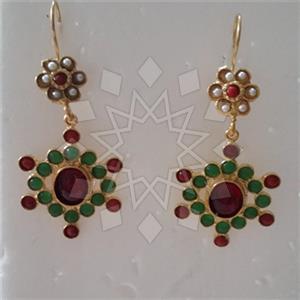 Fashion Handmade Artisan Brass  Statement Earring