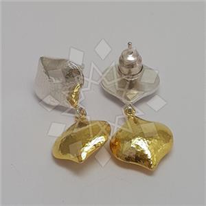 925 Sterling Silver Geometric Dangle Earrings