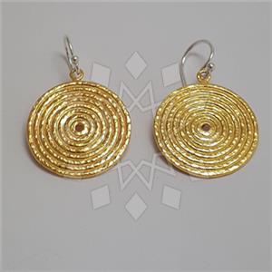 925 Sterling Silver Geometric Dangle Earrings