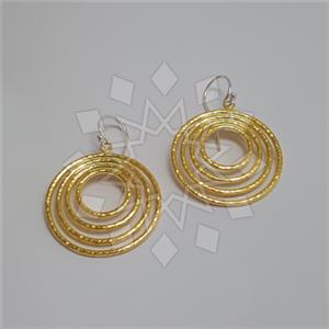 925 Sterling Silver Geometric Dangle Earrings