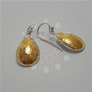 925 Sterling Silver Geometric Dangle Earrings