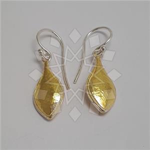 925 Sterling Silver Geometric Dangle Earrings