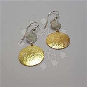 925 Sterling Silver Geometric Dangle Earrings