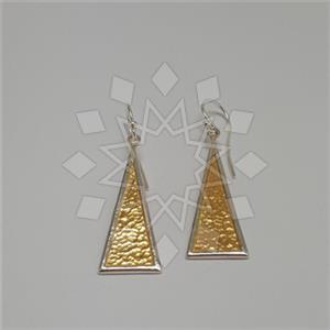 925 Sterling Silver Geometric Dangle Earrings