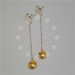 925 Sterling Silver Geometric Dangle Earrings