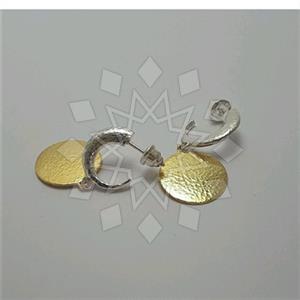 925 Sterling Silver Moon and Stars Geometric Stud Earrings