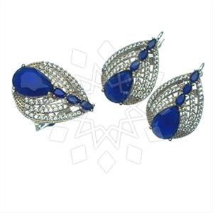 Turkish Silver Hurrem Sultan  Ring Earrings Sets