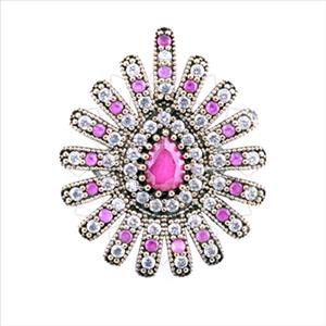 Turkish Silver Hurrem Sultan  Gemstone Rings