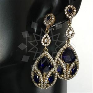 Turkish Silver Hurrem Sultan  Dangle Earrings