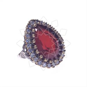 Turkish Silver Hurrem Sultan  Gemstone Rings