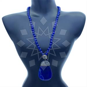 Fashion Gem and Crystals Beaded Necklace