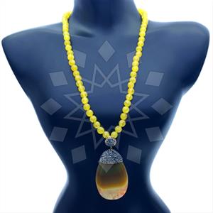 Fashion Gem and Crystals Beaded Necklace