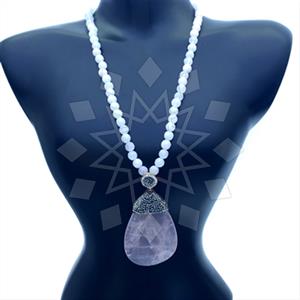 Fashion Gem and Crystals Beaded Necklace