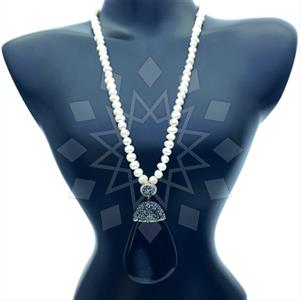 Fashion Gem and Crystals Beaded Necklace