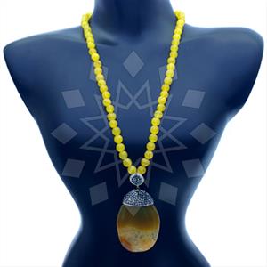 Fashion Gem and Crystals Beaded Necklace