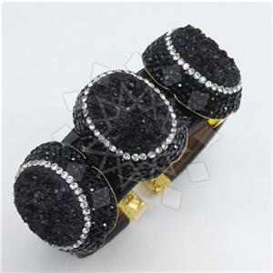 Fashion Gem and Crystals Cuff Bracelets