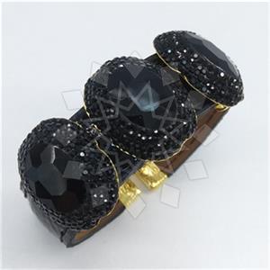 Fashion Gem and Crystals Cuff Bracelets