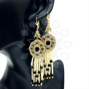 Fashion Ethnic Brass  Tassel Earring