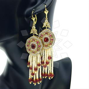 Fashion Beaded Tassel  Tassel Earring