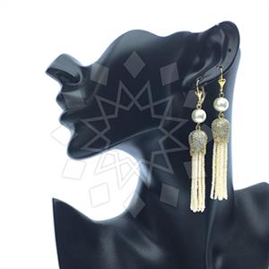 Fashion Beaded Tassel  Tassel Earring