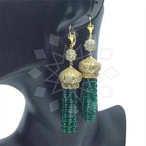 Fashion Beaded Tassel  Tassel Earring