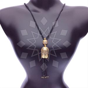Fashion Beaded  Tassel Necklace