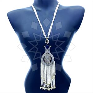 Fashion Hamsa Hand Tassel Necklace