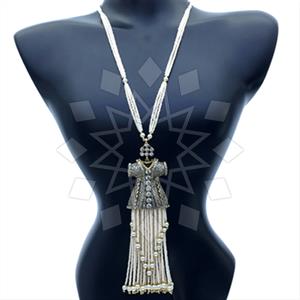 Fashion Beaded Tassel  Tassel Necklace