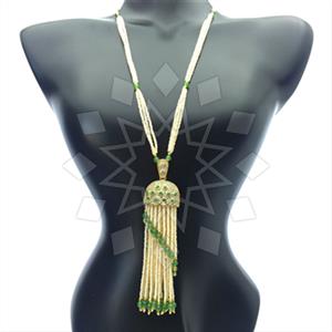 Fashion Beaded Tassel  Tassel Necklace
