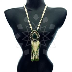 Fashion Beaded Tassel  Tassel Necklace