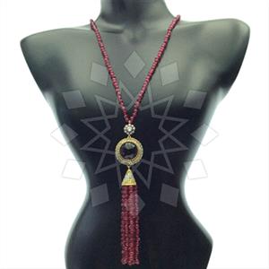 Fashion Beaded Tassel  Tassel Necklace