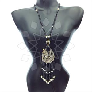 Fashion Beaded Tassel  Tassel Necklace