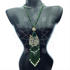 Fashion Beaded Tassel  Tassel Necklace