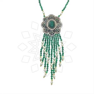 Fashion Beaded Tassel  Tassel Necklace