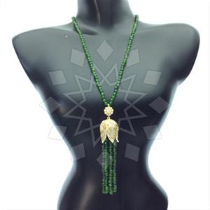 Fashion Beaded Tassel  Tassel Necklace