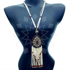 Fashion Beaded Tassel  Tassel Necklace
